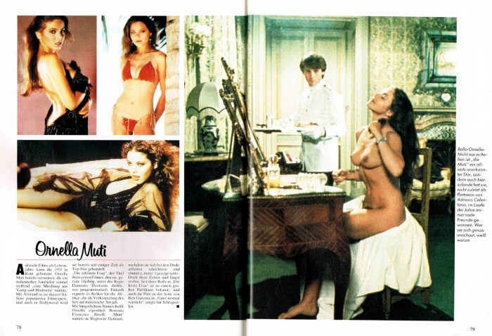 Naked Ornella Muti in the film Taming of the obstinate