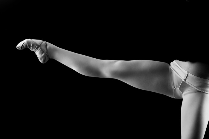 Girl on a black background wallpaper