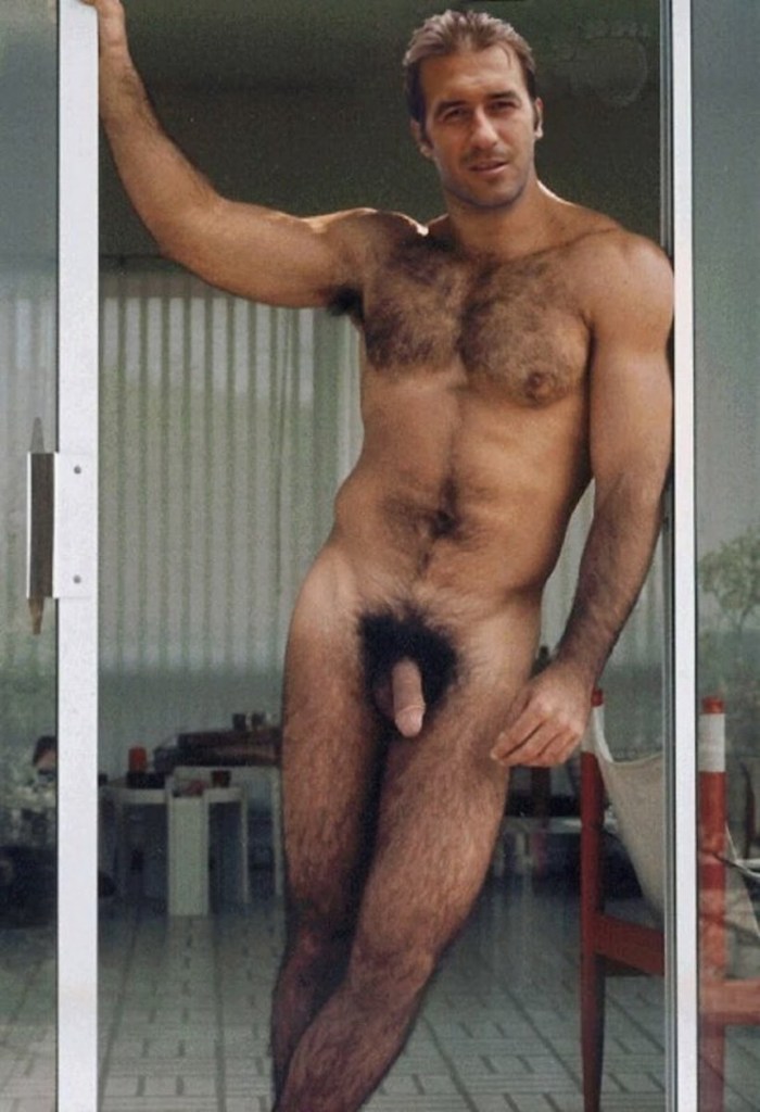 Naked Guys with Tattoos Showing Hairy Dick