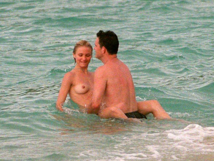 Cameron Diaz Naked chest