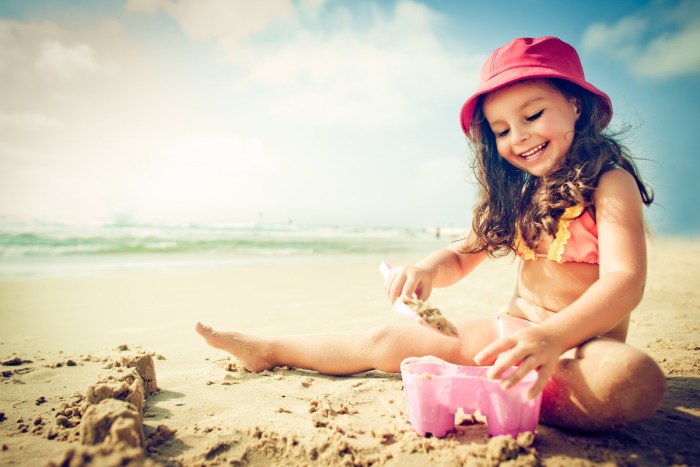 Kids on the beach
