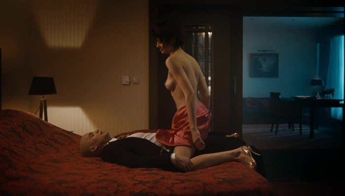 Olga Kurilenko Topless in the film