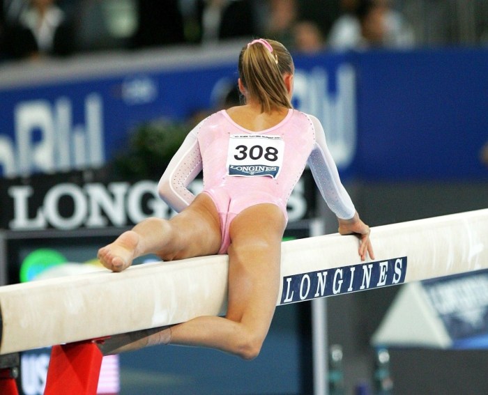 Sports gymnastics podium