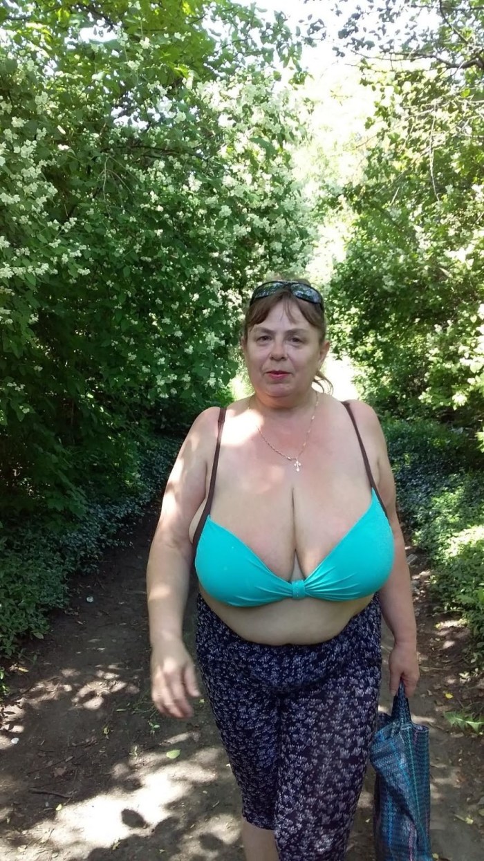 Bavarian dresses Saggy Tits