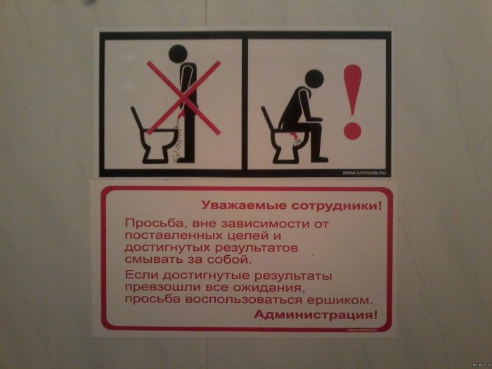 Signs "Toilet"