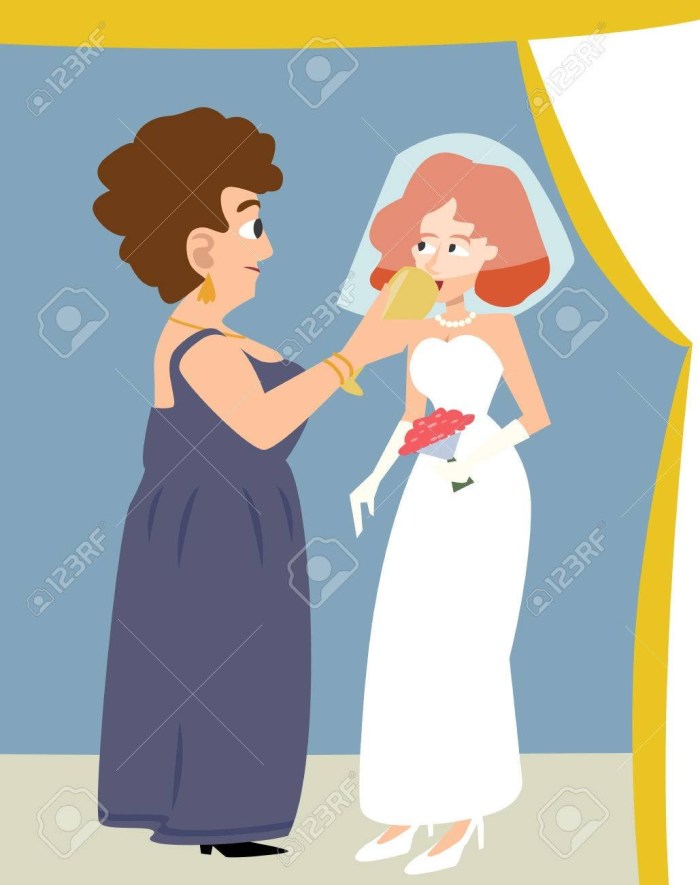 Illustration of the daughter -in -law