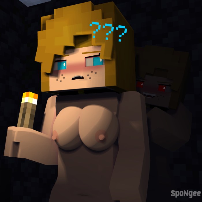 Hentai Steve and Girl Cryper