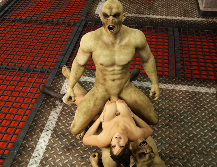 Erotic games on PC with monsters