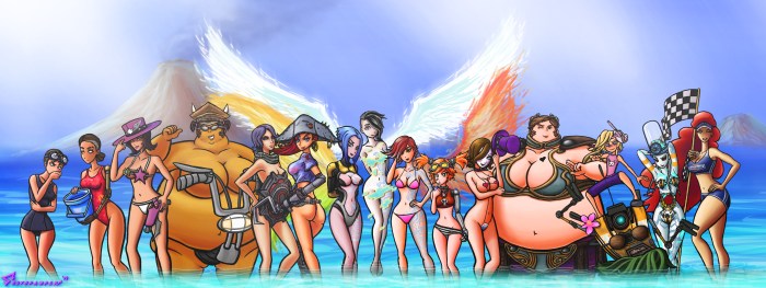 Overwatch 3D Hot in Bikini