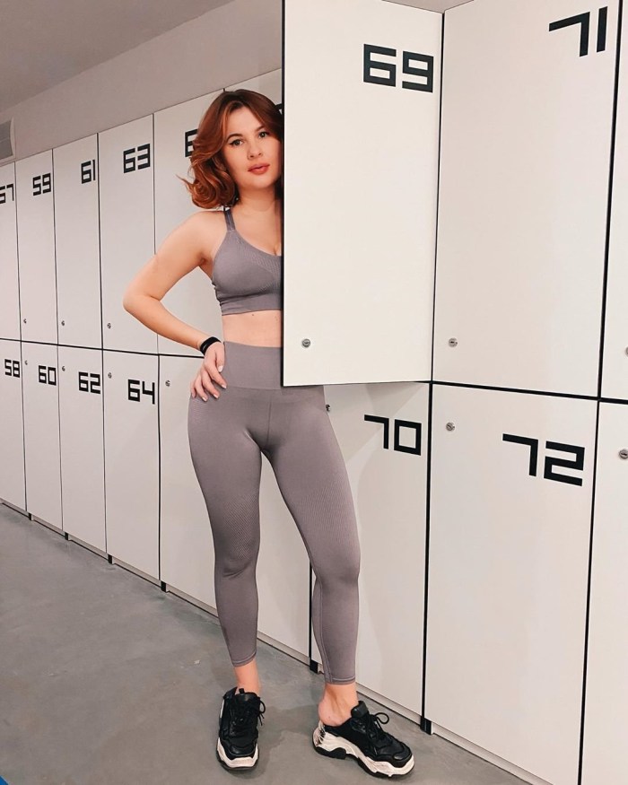 Anna Tsukanova-Kott in underwear
