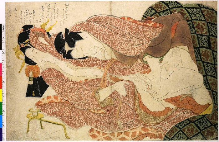 Japanese engraving Xuung pornographic