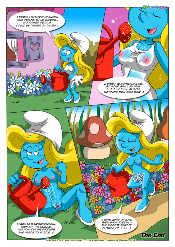 Sexy girls with big tits Smurfs