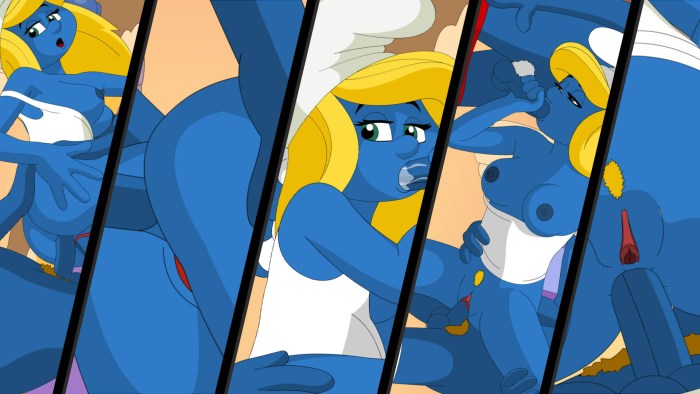Lesbian Smurfetta Comic
