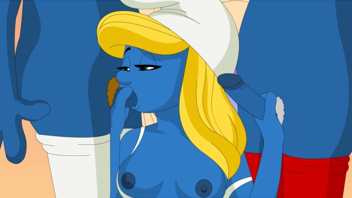 Hentai Smurfiki comic