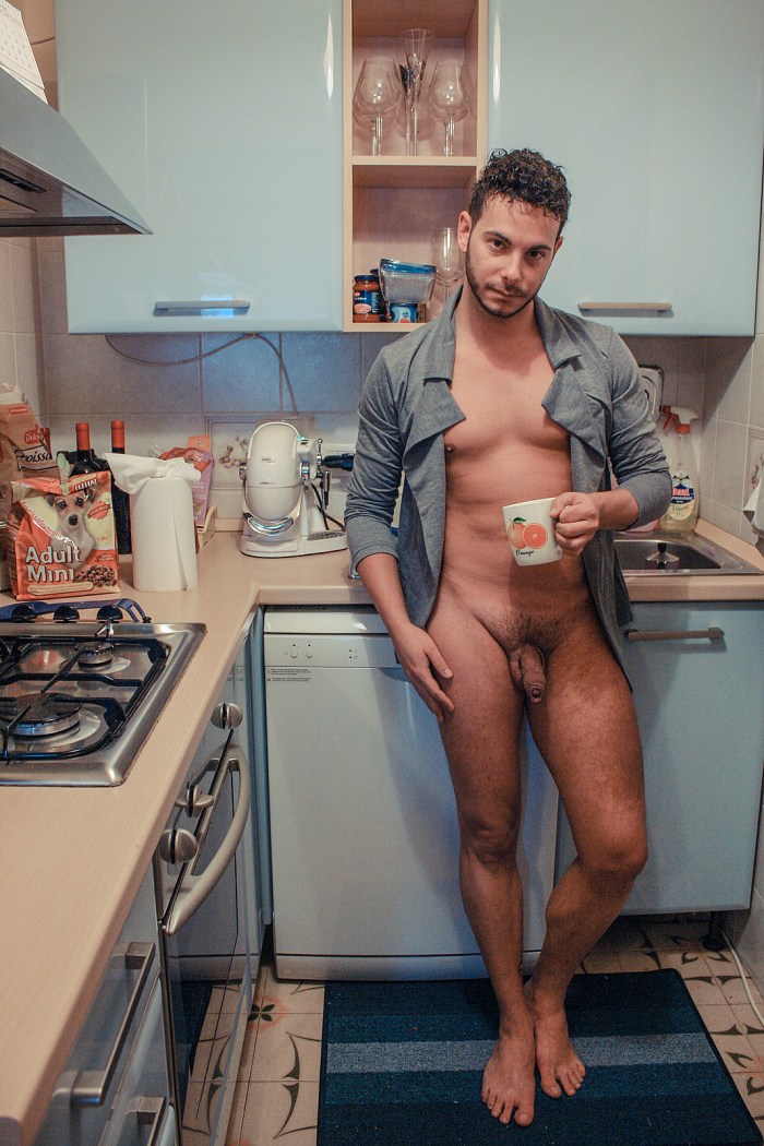 Naked members of men aged