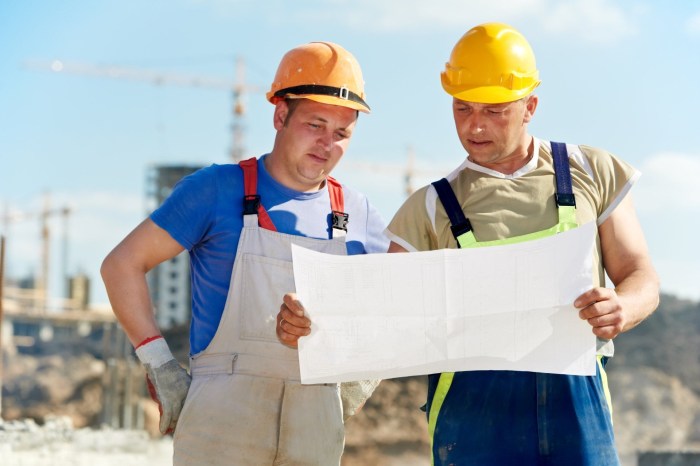 Builder with a project