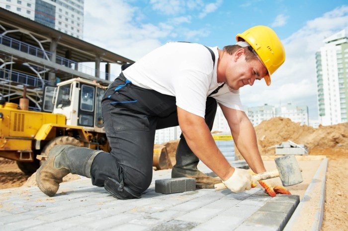 Engineer at the construction site