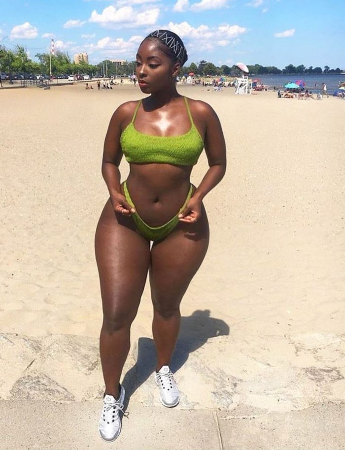 Lush black women in swimsuits