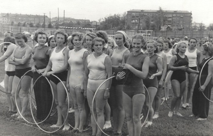Girls of the Russian sports culture of the USSR