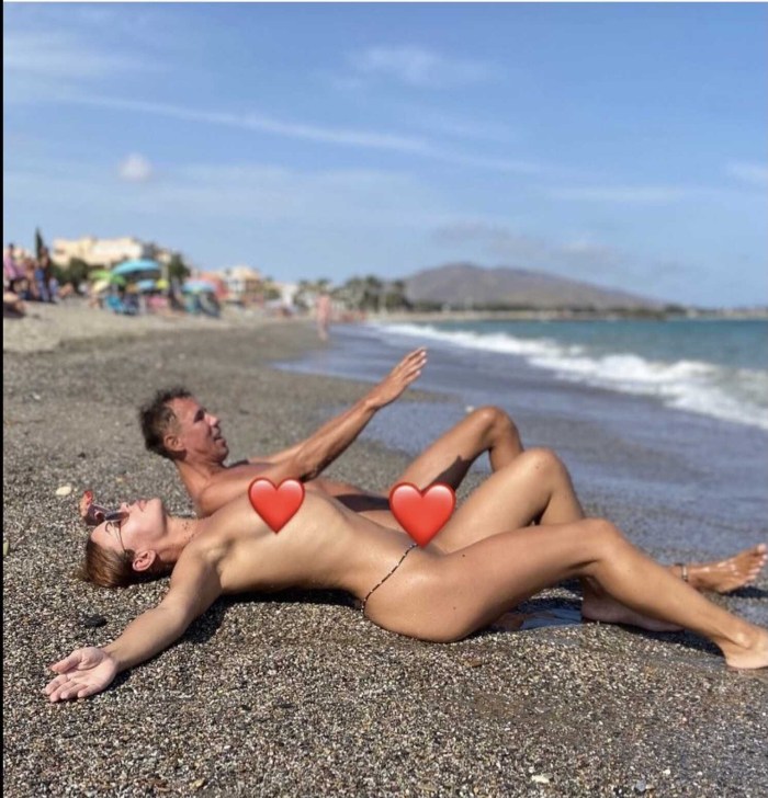 On a wild beach