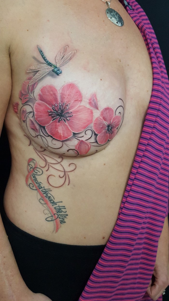 Tattoos on the stomach for girls on stretch marks