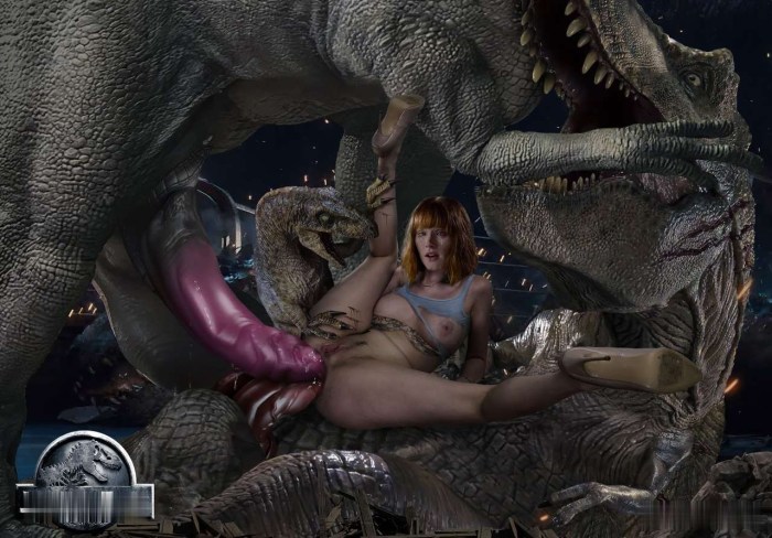 Hentai dinosaurs of the girl