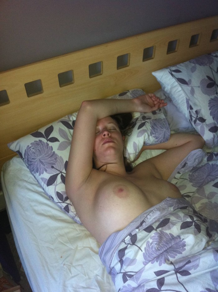 Naked hairy women sleep