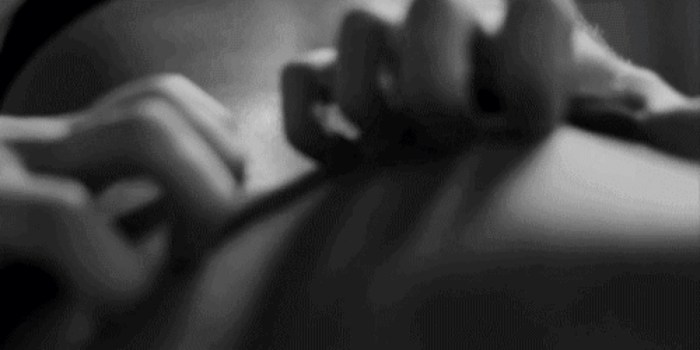 Hand caresses