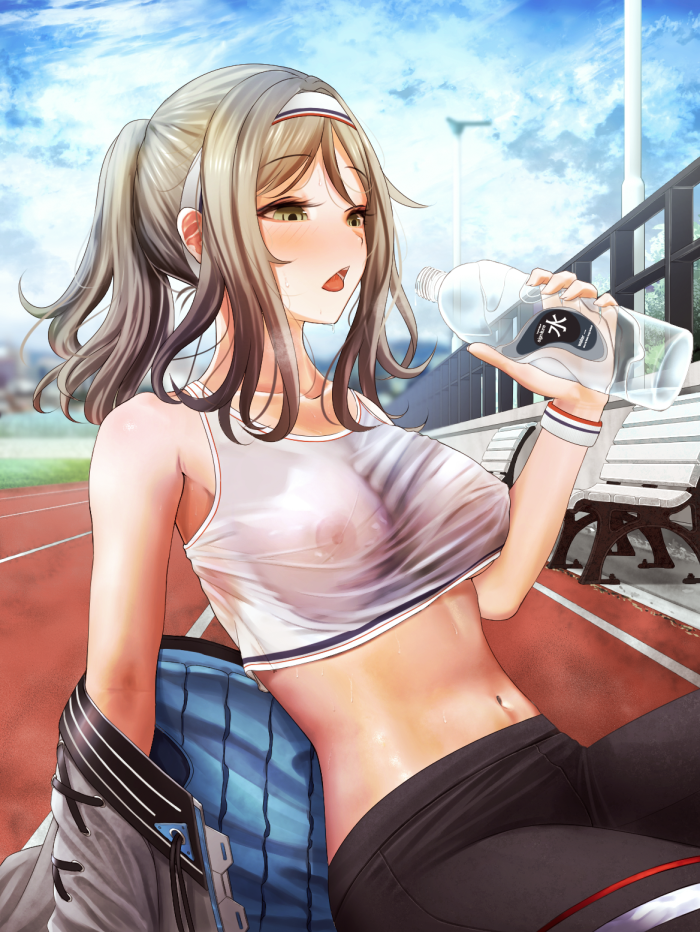 Anime hentai in sportswear