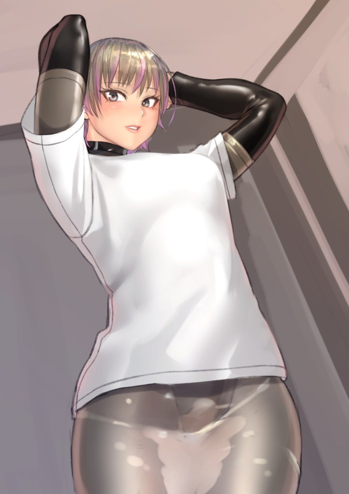 Girl's big arms