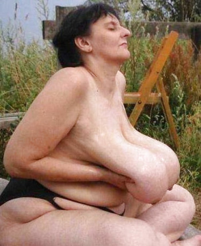 Big sagging tits XXX