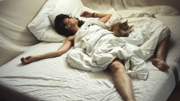 Sleeping women photo