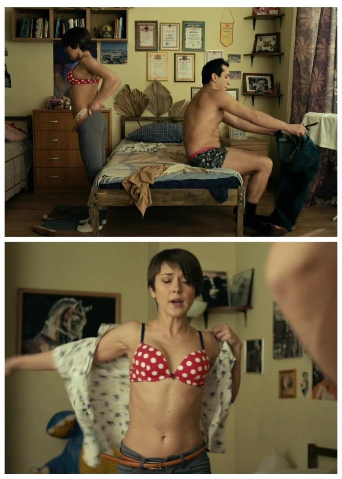 Yana Semakin from the university in underwear