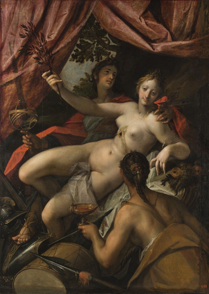 Hans von Aachen allegory of the world, art and abundance