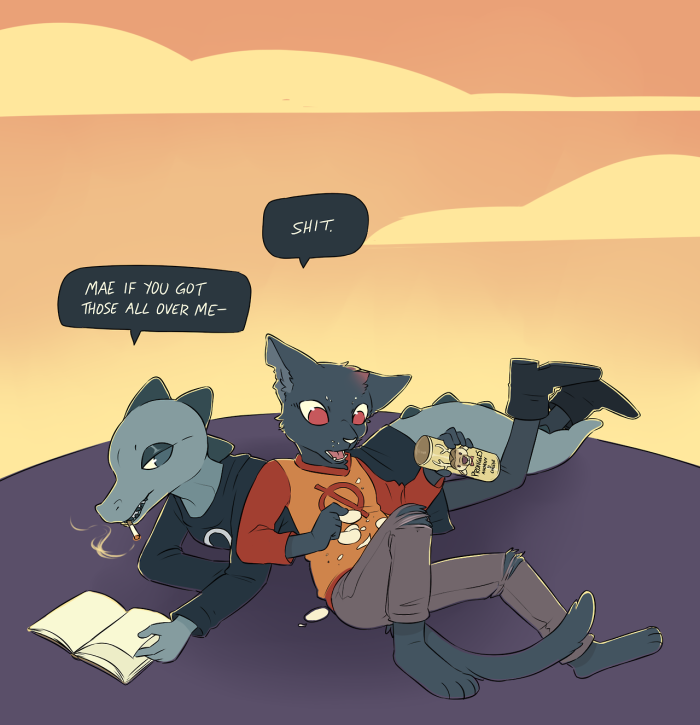Night in the woods bea foot