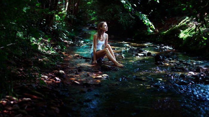 Photoset in the river