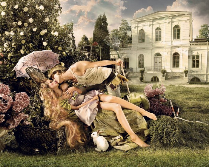 Girls in the country