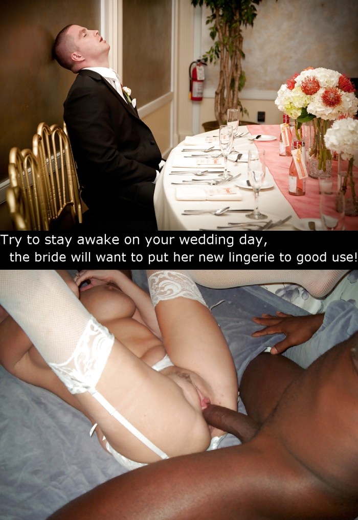 Interracial cuckold Caption