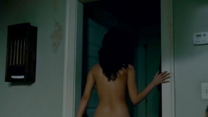 Bel Pauli naked in the film