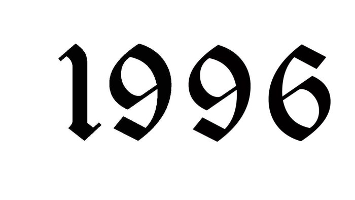 Year 1960 numbers
