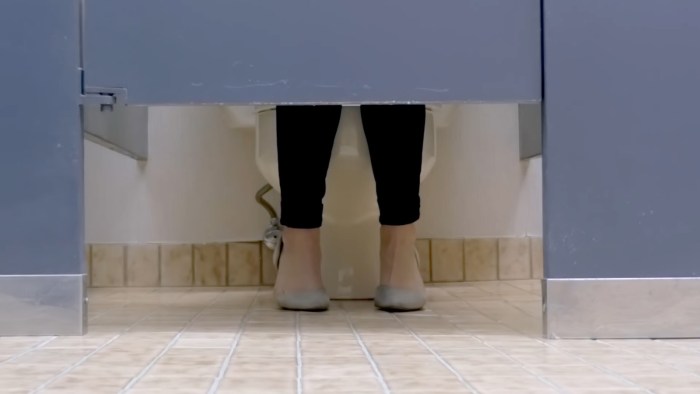 Anime chan in the toilet
