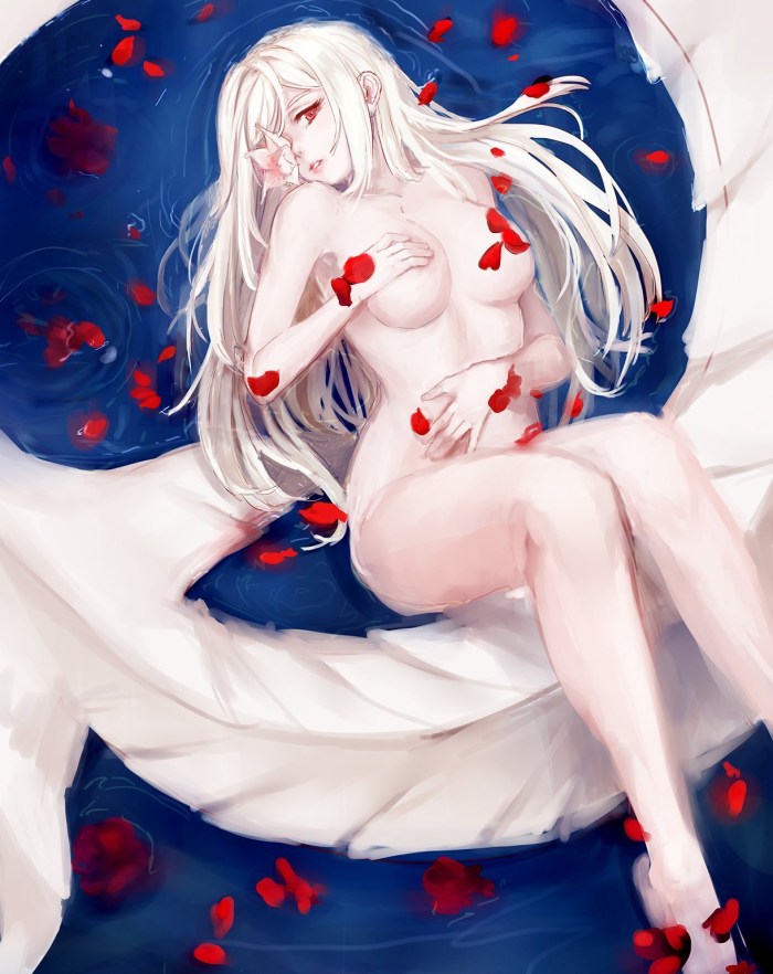 Naked women albinos