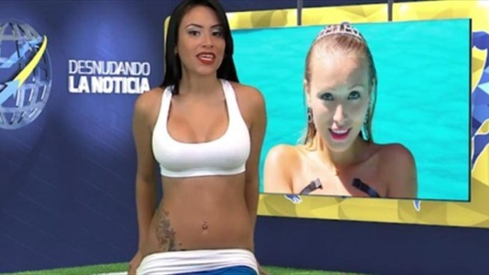 Venezuelan TV presenter Juvi Paljares