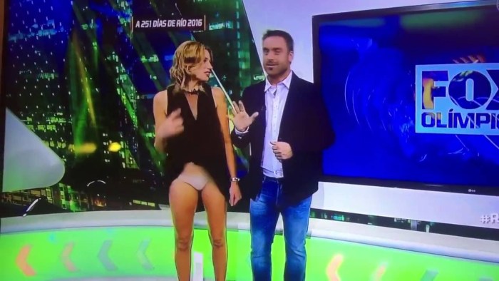 Panties leading on TV