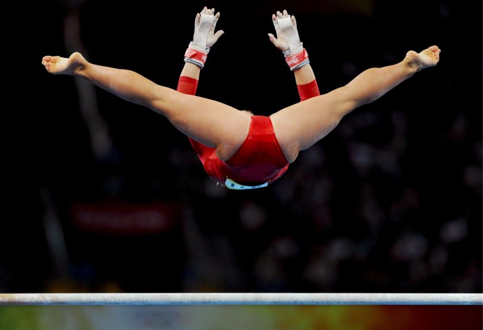 American gymnast Sean Johnson