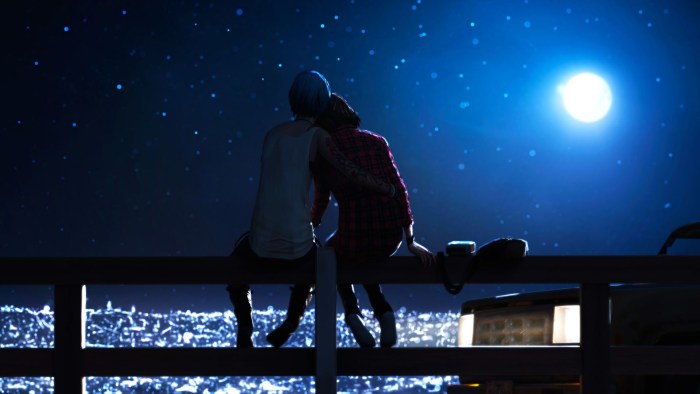 In love at night