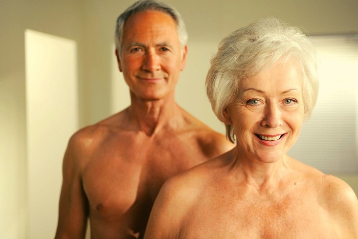 Old women in swimsuits
