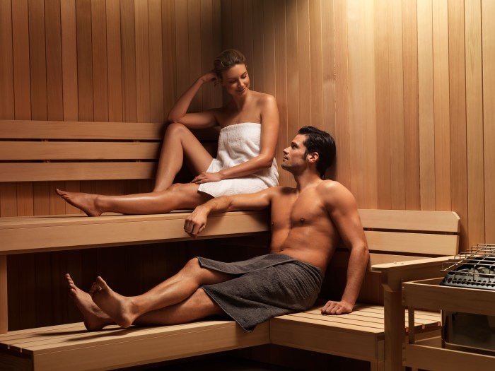 Beautiful model of the sauna