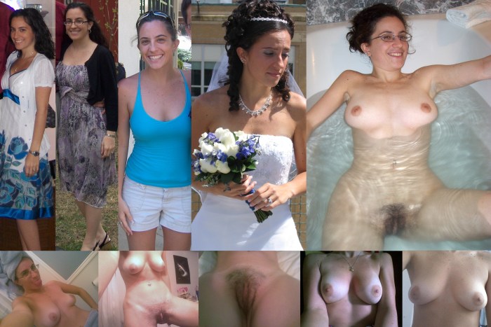 Naked men and women in the forest