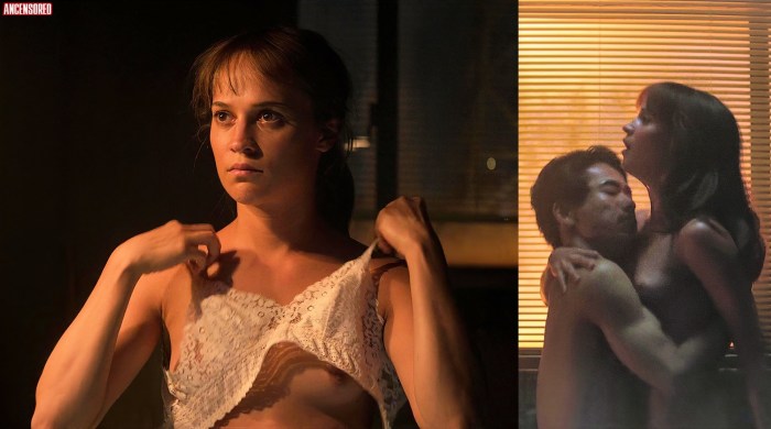 Swedish actress Alisia Vikander Nude